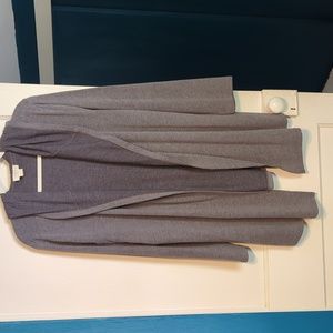 Long gray 🩶 cardigan sweater from Loft